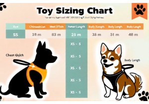 Harnessguide Sizing Chart for Toy Breeds