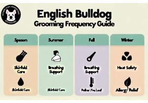 Grooming Guide Frequency Chart for English Bulldogs by Se...