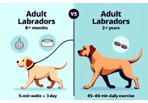 Exercise Needs for Labrador Puppies Versus Adult Dogs