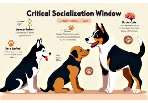 Puppy Training Socialization Windows for Husky German She...